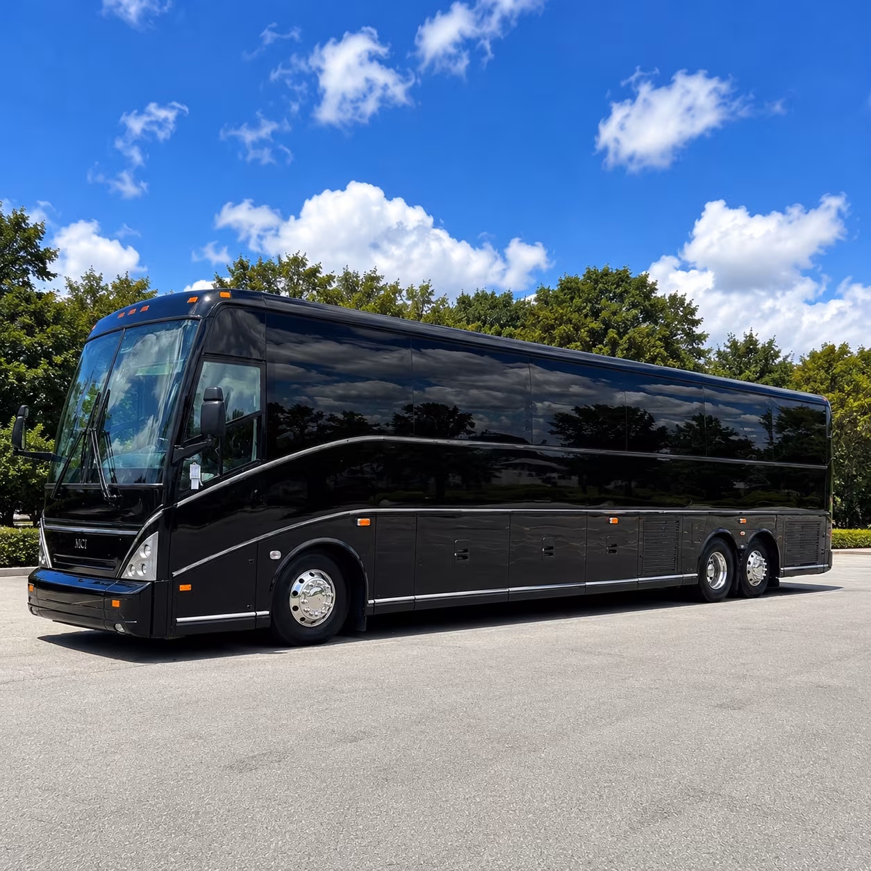 boston college commencement and campus event buses