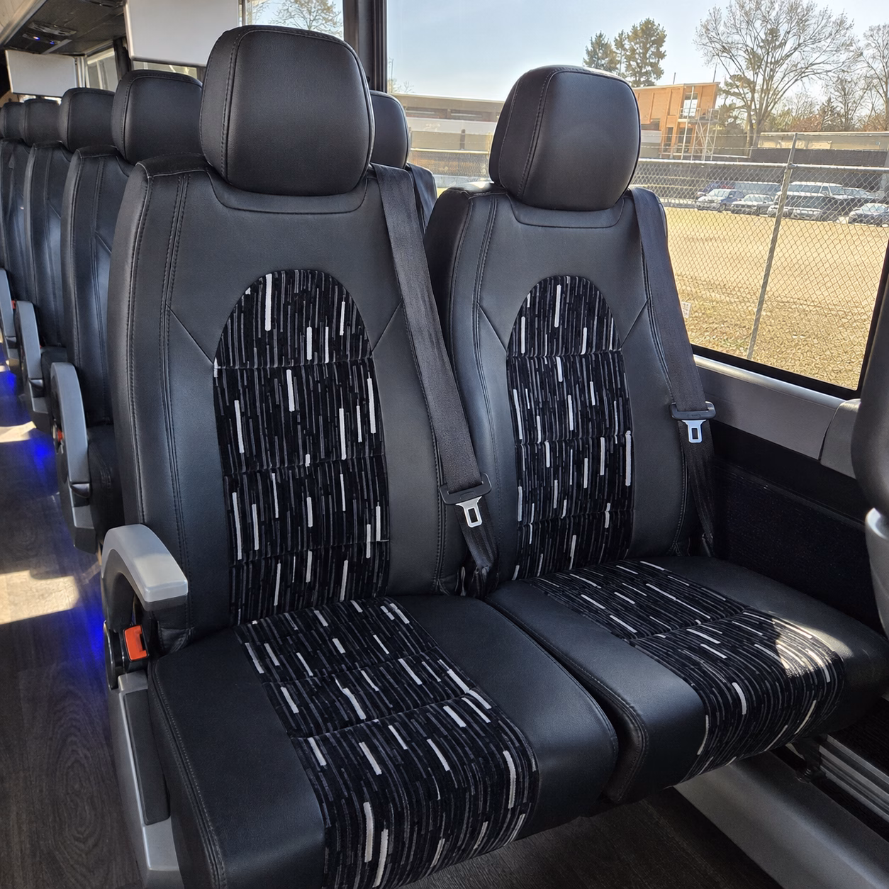 how the kind of bus you choose changes the price in newton massachusetts