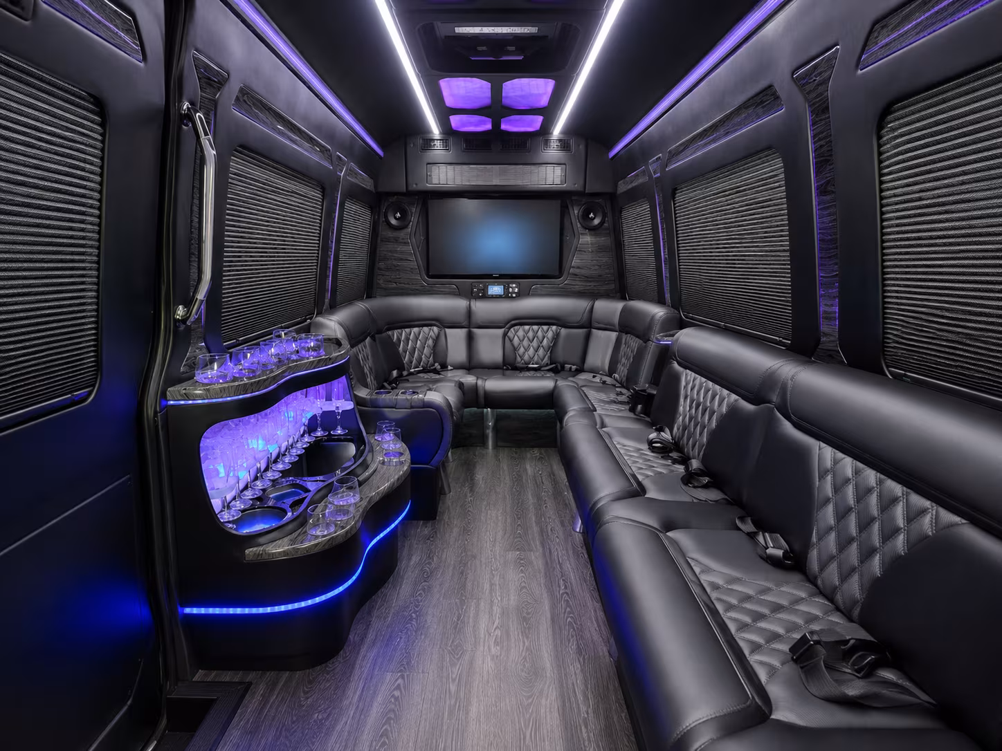 newton 15 passenger party bus