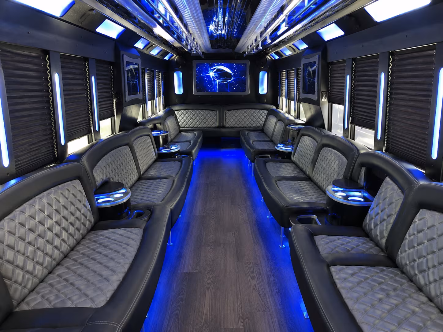 newton holiday party bus rental
