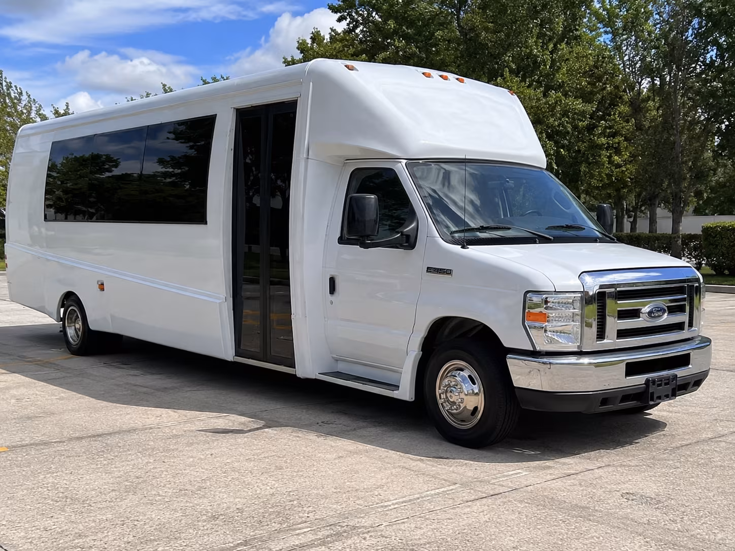 newton party bus booking step 1