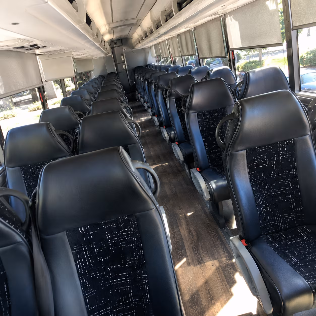 newton school event transportation onboard seating